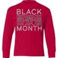 thumbnail image 3 of Inktastic Black History Month- Occupations and Identities Long Sleeve Youth T-Shirt, 3 of 5