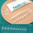 thumbnail image 1 of NAILPOP 120 Uds uñas postizas cubierta completa prensa en uñas ataúd Gel suave cápsula de Pose americana puntas de uñas postizas para sistema de extensión, 1 of 5