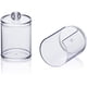 thumbnail image 2 of Almacenamiento de maquillaje, almohadilla de hisopo de algodón de doble capa, contenedor transparente, caja de almacenamiento, dispensador de soporte para almohadillas de algodón e hisopos de algodón Namotu LKX-1082, 2 of 7
