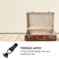 thumbnail image 4 of FRCOLOR Hasp Lock 6pcs Stainless Steel Hasp Clamp Clip Lock with Toggle Latch for Boxes,3.54"X1.26"X0.35", 4 of 5