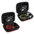 thumbnail image 3 of Geekria Shield Headphones Case for In-Ear Headphones, Replacement Hard Shell Travel Carrying Bag with Cable Storage, Compatible with Audio-Technica, Beats, JBL Headsets (2 Packs/Red), 3 of 6