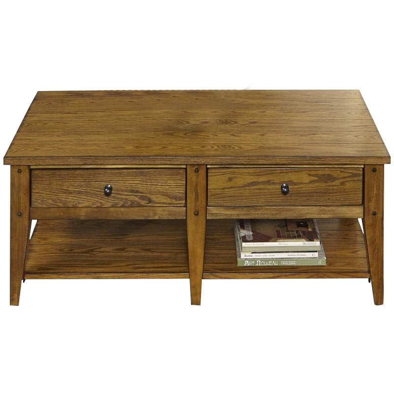 Liberty Furniture Lake House Coffee Table in Oak