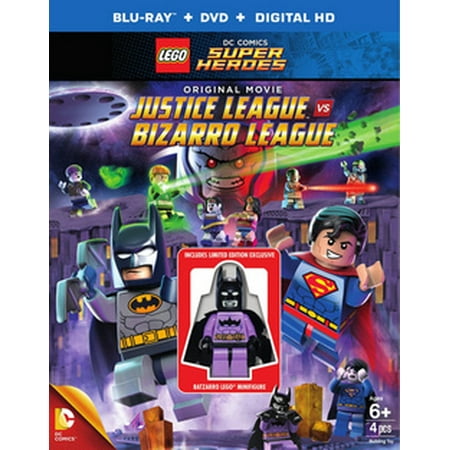LEGO: DC Comics Super Heroes - Justice League Vs. Bizarro League (Blu-ray + DVD + Digital HD With Ultraviolet + Batzarro LEGO Minifigure)