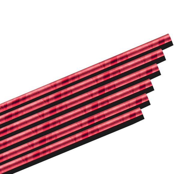 Wakauto PVC air Conditioner Outlet Decoration Strip, 50PCS Air Conditioner Vent Outlet Trim Decoration Strip Car Accessories (Bright Red)