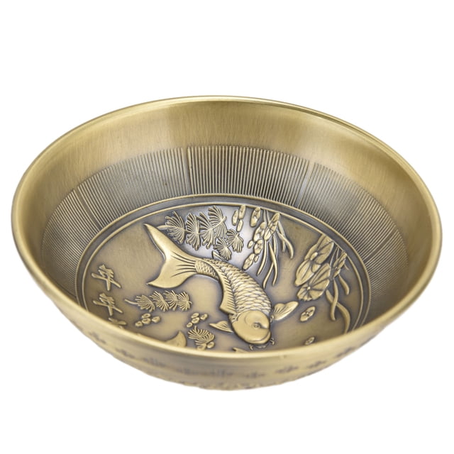 Bol d'Encens Multi-Usage Texture Travail Exquis Bol d'Encens Unique pour Salle d'Étude Bronze 278