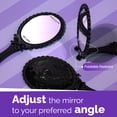 thumbnail image 5 of Profusion Cosmetics Not A Phase Foldable Handheld Mirror, Single-Sided Gothic Decorative Makeup Mirror, Distortion-Free Reflection, Matte Black, 5 of 5