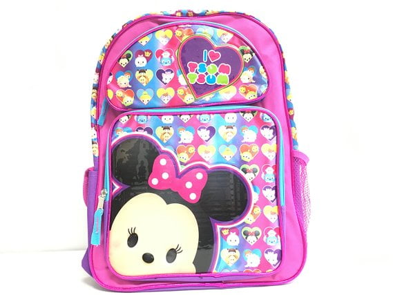 New Disney I Love Tsum Tsum Large 16/" Back to School Back Pack for kids