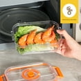 thumbnail image 6 of YIKA Tupperware Container Food Grade Preservation Box Home Refrigerator Safe Storage Of Vegetables And Fruit Microwaveable Sealed Preservation Box To Help Kitchen Storage White, 6 of 6