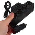 thumbnail image 2 of Adaptador de carga rápida para coche con puerto USB C, divisor de enchufe de carga rápida, divisor de corriente para vehículo, adaptador de carga para coche para teléfonos y coches., 2 of 8
