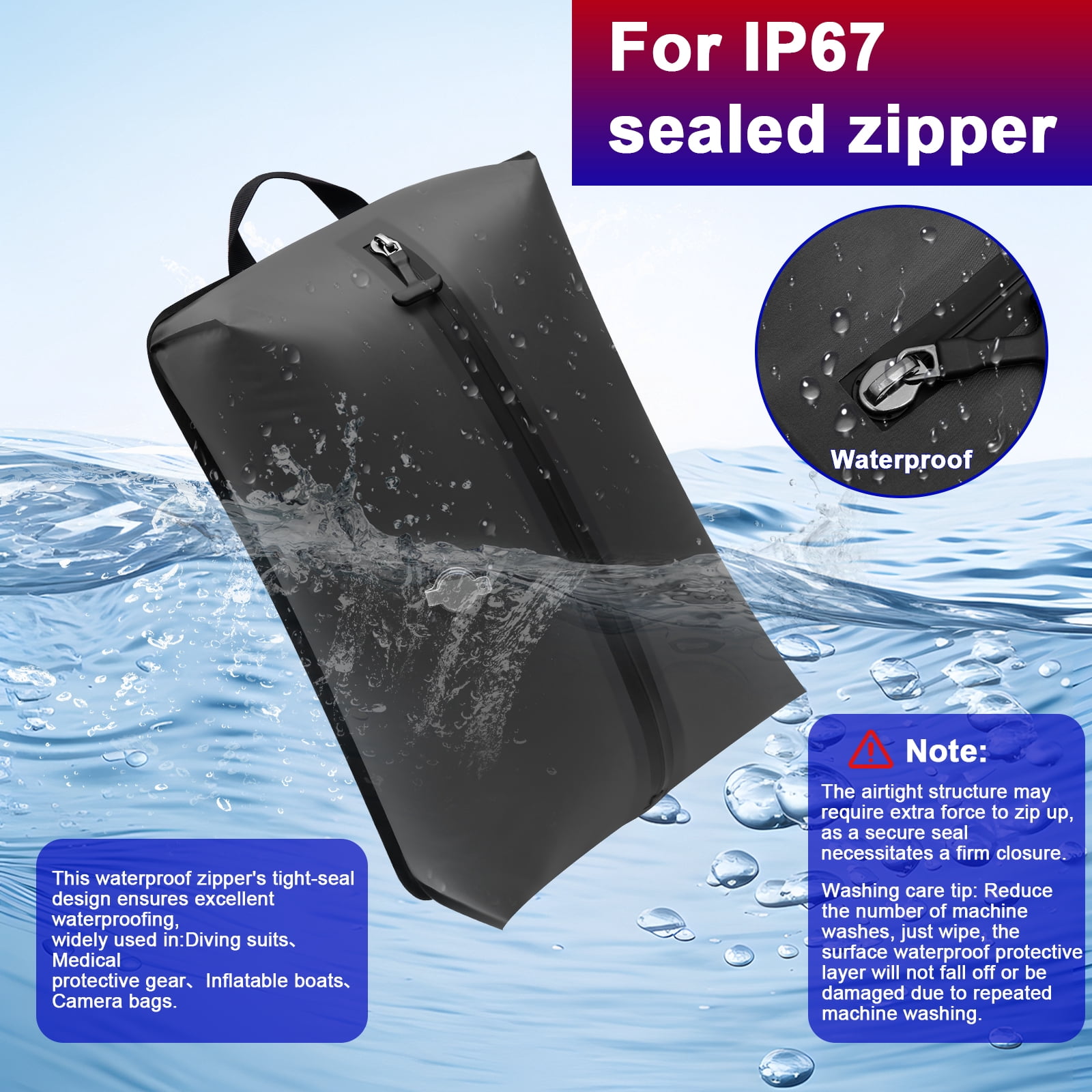Grusce 2 Pack Vacuum Seal Bag for Traveling with Rechargeable Pump, 17L Compression Packing Cube for Carry On Suitcase and Backpack, Reusable IP67 Waterproof Vacuum Storage Bag