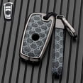 thumbnail image 5 of Car Key Fob Cover Case Protector Zinc Alloy Leather Car Smart Remote Key Fob Case Cover For BMW 1 3 4 5 7 Series, 5 of 5