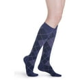 thumbnail image 2 of Sigvaris Well Being 143 Women's Microfiber Shades 15-20 Knee High Compression Socks Pink Stripe C, 2 of 7