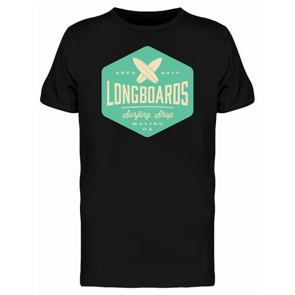 Longboards Surfing Shop Tee Men's -Image by Shutterstock