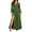 Green, variant on Office Dresses for Women Long Sleeves V Neck Bridesmaid Dresses Wedding Side Slit Flowy Chiffon Evening Formal Dresses Sexy Formal Wedding Guest Dress Green S