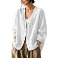 thumbnail image 5 of Xdegoge Cardigan Sweaters for Women Lightweight Open Front Casual Loose Fit 3/4 Sleeve Cover Up Tops Flowy Spring Summer Vacation Lounge Everyday Wear, 5 of 9