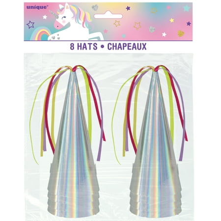 - Unicorn Horn Party Hats, 8ct