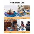 thumbnail image 4 of Blue Purple Galaxy Round Table Placemats set of 4, Universe Space Washable Woven Place Mats for Dining Tables Kitchen Party Decor,Heat Proof, 13in,, 4 of 8