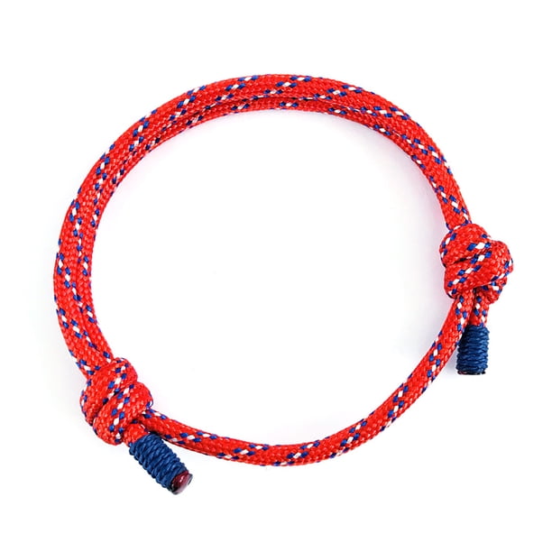 Pulsera de cordón de paracaídas,Pulsera de cordón de paracaídas Pulseras de cuerda roja Pulsera de cordón fiel a su promesa Jadeshay A