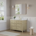 thumbnail image 3 of ANGELES HOME 48" Bathroom Vanity with Sigle Sink Combo, Modern Undermount Bathroom Sink Cabinet with 6 Drawers, Freestanding Bathroom Vanities, Soft Closing, Solid Wood, 3 of 7