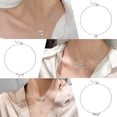 thumbnail image 6 of MALLMALL6 3Pcs Virgo Zodiac Layer Necklaces, Retro Silver Plated(Silver), 6 of 6