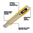 thumbnail image 3 of Dewalt DWHT10038 18mm Metal Body Snap-Off Knife, 3 of 8