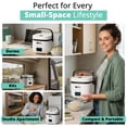 thumbnail image 3 of Rice Robot Personal Rice Cooker, PFAS-free, Nonst, 3 of 8