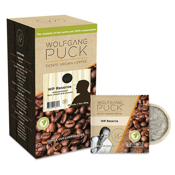 Download Wolfgang Puck Coffee Pods, Reserve, 18/Box - Walmart.com ...
