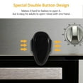 thumbnail image 2 of EUDEMON Childproof Oven Door Lock with Revolving Double Button Design for Baby Safety, Black, 2 of 8