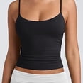 thumbnail image 6 of Breathable Women Camisole Adjustable Spaghetti Straps Going Out Sleeveless Backless Tanks Top Casual Cropped Basic Shirt, 6 of 9