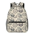 thumbnail image 1 of Balery Compass And Mountains In Bicycle Wheels Mochila Escolar Impresa, Mochila Ligera para Viajes Casual, Mochila Duradera y Cómoda Multifuncional, Mochila para Laptop-One Size, 1 of 5