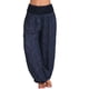 thumbnail image 1 of Pantalones de harén de pierna ancha para mujer Aladdin Boho Hippy Pantalones de yoga sueltos Tallas grandes-Azul marino-5XL Bolígrafo Bolígrafo Bolígrafo de papelería, 1 of 4