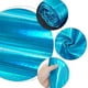 thumbnail image 5 of Lámina de vinilo holográfica láser de 8” x 47” con efecto espejo azul reflectante, cuero PU, película de radio, impermeable, brillante, para manualidades, 5 of 9