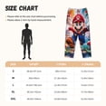 thumbnail image 4 of Lsque Mario Print Women's Pajama Pants, Lounge Pant - Comfortable Home Wear,Elastic Waistband, Stylish Design-XX-Large, 4 of 9