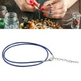 thumbnail image 1 of Necklace String, 100pcs Waxed Necklace Cord Necklace Chains Bracelet Cord with Clasp for Pendants Necklace Rope Adjustable Length DIY Production Rope Necklace for Jewelry Making, 1 of 7