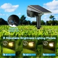 Quntis Solar Spotlights Landscape Lights Outdoor Waterproof 6 Pack