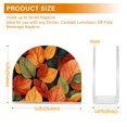 thumbnail image 4 of Yayeee Napkin Holder for Table Set of 2 Kitchen Paper Tissue Organization, Colorful Leaves, 4 of 8