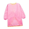 thumbnail image 4 of Axioma Painting Waterproof Smock Long Sleeve Art Bib Kids Craft Apron S+M+L Pink, 4 of 4