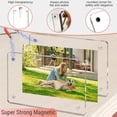 thumbnail image 4 of Car Sun Visor Photo Holder Acrylic Magnetic Picture Clip 3 Inch Photo Frame Car Visor Clip for Car SUV Truck Home Refrigerator Locker Decor Personalized Memory Display Car Accessory, 4 of 7