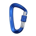 thumbnail image 1 of Soidarity Mosquetón de escalada Camping Aluminio 1200KG Hebilla de anillo en D Seguridad Deportes Montañismo Colgante Mosquetón portátil Ropa Deportiva, Zapatos Soidarity OD020384-00, 1 of 6