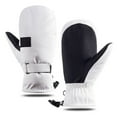 thumbnail image 1 of Guardurnaity 1 par de guantes impermeables antideslizantes para esquiar gruesos para invierno, guantes portátiles, mitones para mantener el calor, guantes y mitones Blanco SG, 1 of 6