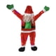 thumbnail image 2 of Decoración navideña de Papá Noel colgante iluminado Papá Noel tradicional nórdico 110cm, 2 of 7