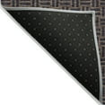 thumbnail image 3 of Addison Rugs Chantille Indoor/Outdoor Transitional Squares Chocolate Washable Rectangle Rug, 9' x 12', 3 of 6