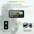 thumbnail image 4 of Carpuride Moto Pantalla CarPlay, Cámaras de Tablero Dual 1080P, Impermeable IP67, Pantalla Táctil (603D), 4 of 13