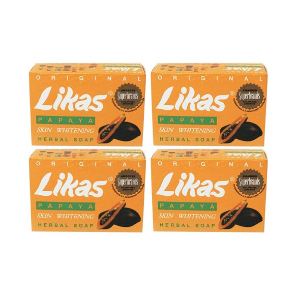 Jabón de papaya original Likas 1 paquete - JUEGO DE 4