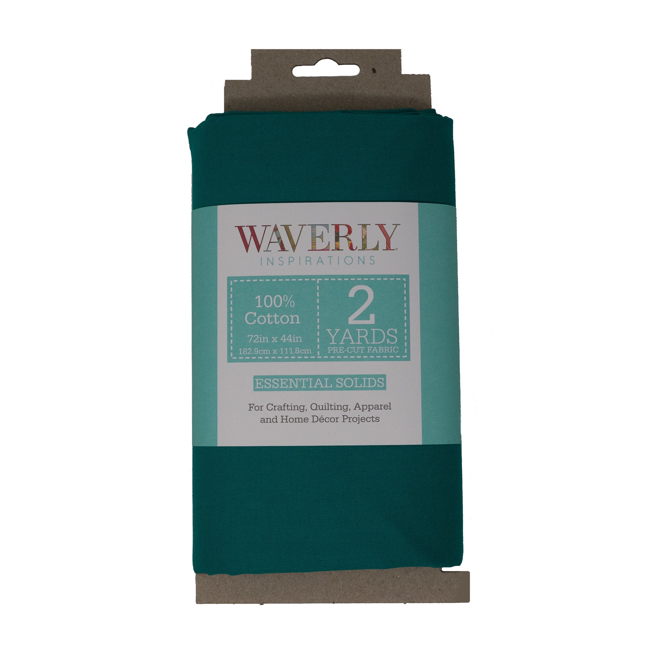 Waverly Inspirations 2 Yard Cut 100% Cotton Solids Fabric Peacock 44" Wide for Quilting & Sewing