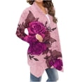 thumbnail image 1 of Cardigans pour Femmes Cardigan à la Mode à Manches Longues Imprimé Floral Veste Haut Cardigan Mignon en Liquidation, 1 of 6