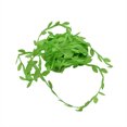 thumbnail image 3 of Hojas verdes artificiales de seda hechas a mano en forma de hoja de 10 metros para decoración de bodas, coronas de bricolaje, regalos, manualidades de álbumes de recortes, flores falsas, 3 of 5