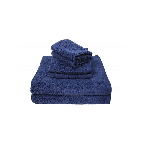 ADONIS Face Towel 13" x 13" #1.50Lbs/dz Standard Full Terry 24/Pack color: NAVY