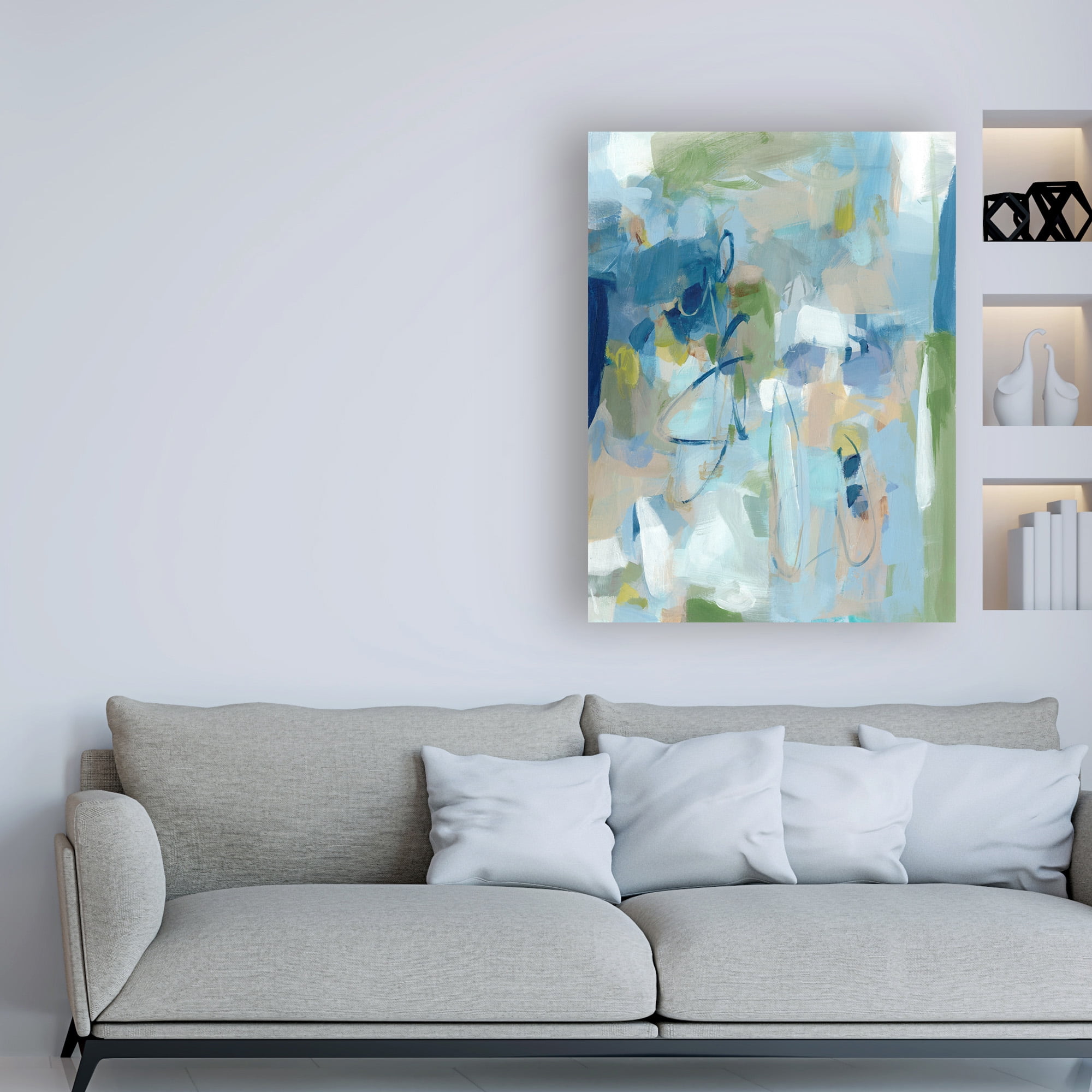 Trademark Fine Art 'Stillness Abstract' Canvas Art by Christina Long