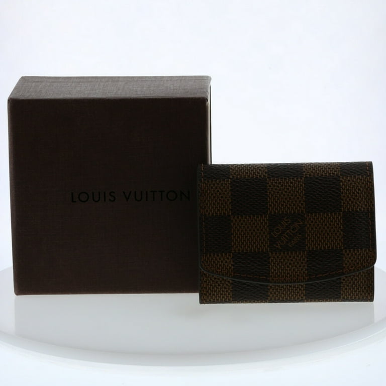 LOUIS VUITTON Louis Vuitton Bouton de Manchette Crew Cufflinks M30986 Ag925  Silver with Damier Case